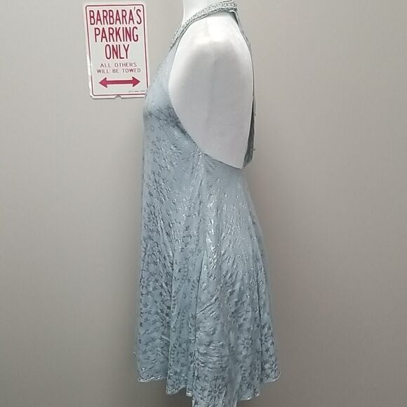 KIMCHI BLUE CORELLA BEADED NECK MINI DRESS - Picture 7 of 10